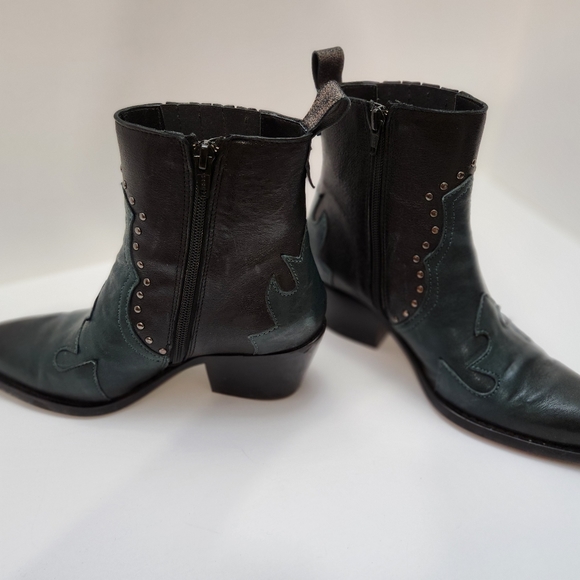 Casta western style leather boots - Picture 3 of 5